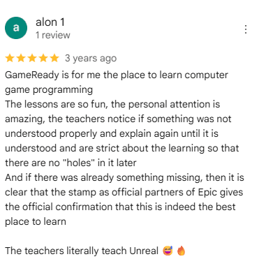 Review from Alon 1