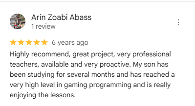 Review from Arin Zoabi Abass