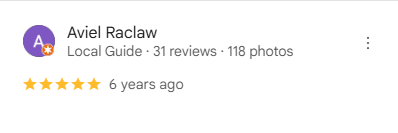 Review from Aviel Raclaw