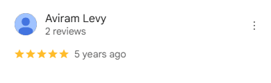 Review from Aviram Levy